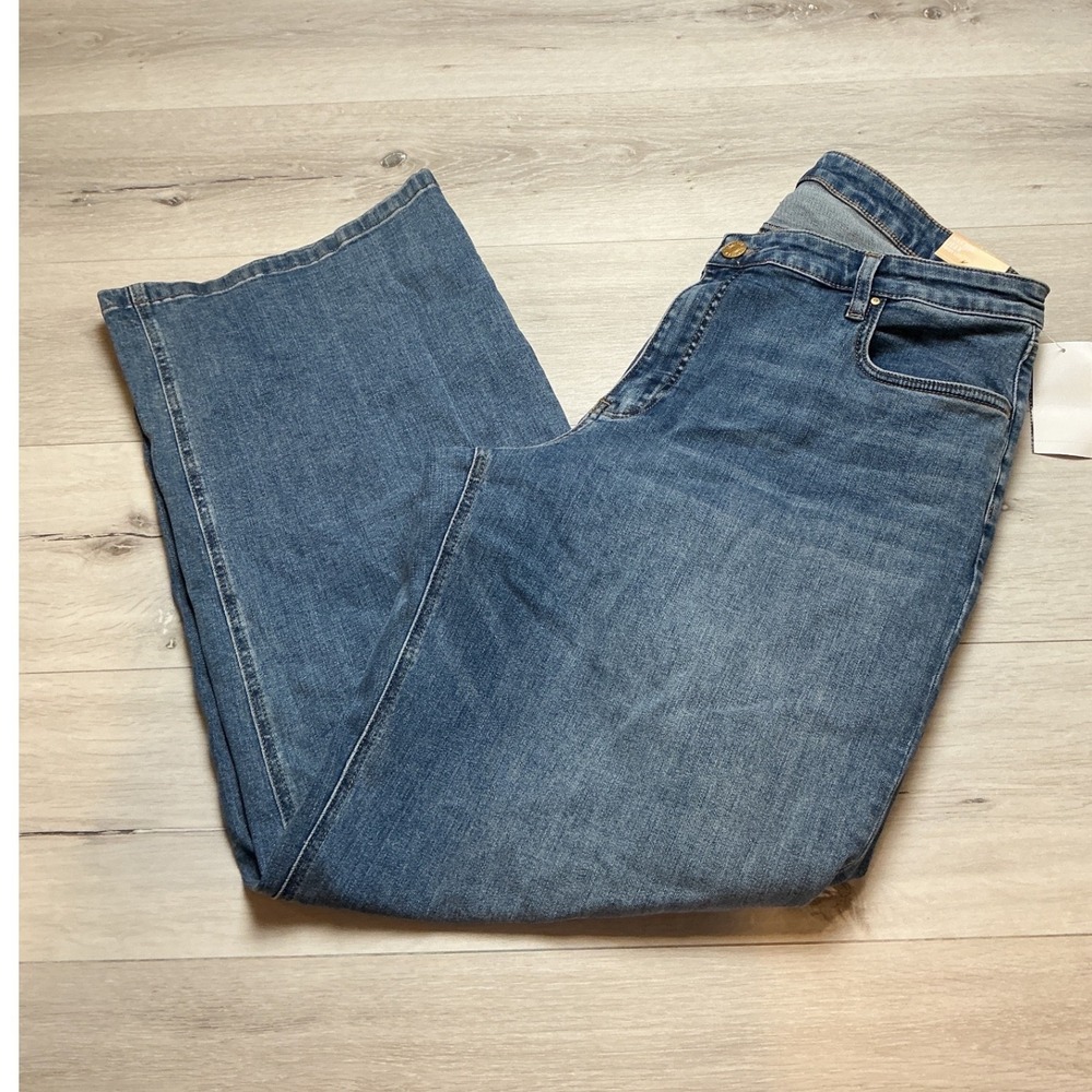 Kut from the Kloth Sienna High Rise Wide Leg Jeans Blue 18W New With Tags - Picture 3 of 9